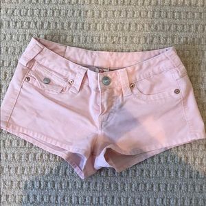 Cute light pink True Religion shorts